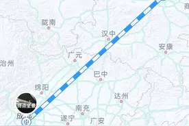 西成高铁时速仅250公里，没升级条件，急需时速350公里的西成二线图片