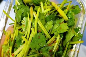 很多地区把香菜叫yansui，太土了！后来才知道是我错了！图片