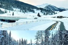 2月13日起，新疆阿禾公路实行双向通行，自驾游客需驾驶安装雪地胎的四驱越野车图片