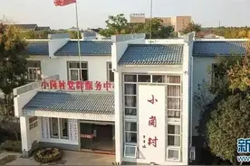以前农业学大寨越学越穷。现在农业学小岗越学越富，土地承包真好图片
