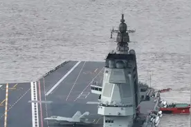 福建舰驶向舰载机陆上训练基地，是要进行电磁弹射海试吗图片
