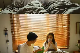 浙江：姐姐和弟弟在床上嬉闹，姿势难看，母亲在旁观看：心真大图片