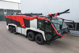 1540马力双发V8！德国齐格勒向拉萨贡嘎机场交付Z8 8x8机场消防车图片
