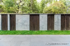 庭院围墙高度多少合适图片