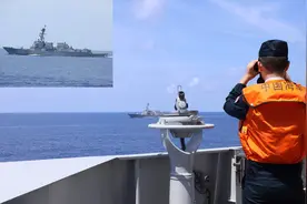 就等着你了！美驱逐舰闯入我西沙领海，南海舰队055早就部署到位图片
