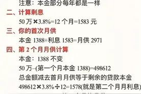 教你房贷月供的计算方法图片
