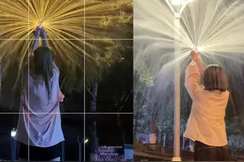 注意⚠️最近超火的水瓶喷泉拍照你确定还不拍起来吗?图片