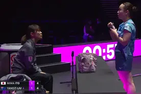 真厉害！乒乓球比赛伊藤美诚妈妈突然叫暂停， 居然让女儿连得7分图片