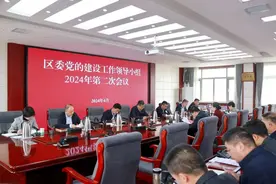 李万岳在区委党的建设工作领导小组会议上讲话图片