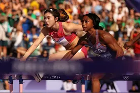 8月7日奥运会，100米栏，最后10米，吴艳妮最疯狂一幕，全场沸腾图片