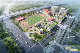 预计提供学位3000个 泉州五中东海新校区动工建设图片