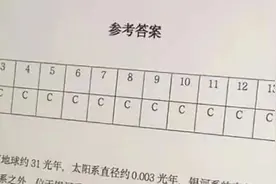 “00后”老师出“全C”试卷：希望学生们相信自己的选择图片