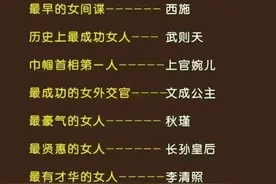 你知道史上最厉害的女人是谁吗？图片