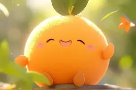 可爱软萌头像：小橙子祝福您，圆圆满满，心想事成！图片