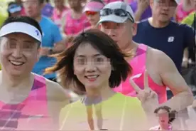 无锡马拉松牵手事件后续！更多照片被扒，公司与拍摄者紧急回应图片