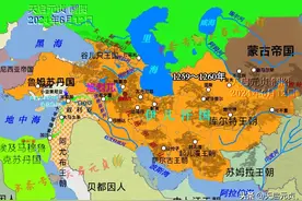 伊儿汗国版图变迁：雄踞西亚不到百年的蒙古汗国如何碎了一地？图片