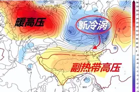 西伯利亚干冷气流堆积，强冷空气正在酝酿中，大范围降温准备降临图片