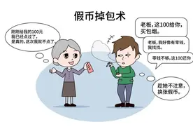 “百元找零”骗局露馅，苟富贵与吴向旺依法被拘图片
