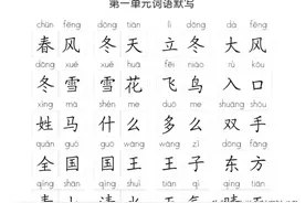 一年级下册1-8单元看拼音写词语，看词语写拼音！听写默写都适用图片