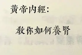 黄帝内经教你如何养肾图片