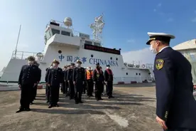 福建海警突破厦金海域，管碧玲喊话大陆放人，要求坚持登船执法图片