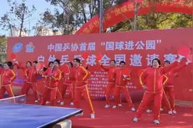 记者在一线丨首届“国球进公园”户外乒乓球全国邀请赛在鞍开赛图片