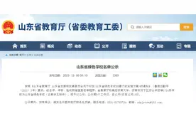 省级名单公示！威海这些学校入选图片