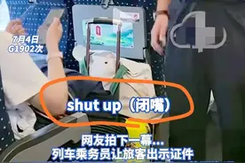高铁奇葩一幕！女子飙英文狂怼乘警，自诩高人一等，结局尴尬至极图片