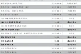 @所有小铁人，最详细比赛日程表和赛事线路图来了，快来查收吧！图片