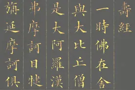 林则徐小楷《佛说无量寿经》，楷笔意味十足图片