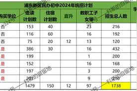 上海民办初中摇号中签率分析（浦东篇）图片