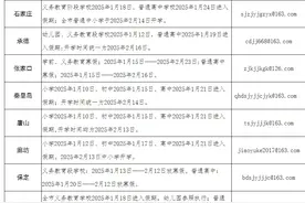 最新公布！河北各市中小学寒假安排→图片