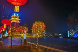 宕昌：新春灯海启新程 乡村灯火映团圆图片