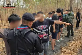 缅甸条件艰苦想回国！十多名中国人偷渡入境泰国被捕！图片