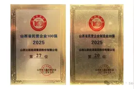 祝贺！沁新集团、长沁公司入围“2025山西省民营企业100强”图片