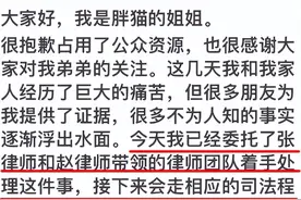 胖猫姐姐已聘请律师，谭竹回应惹众怒，网友：她居然还想pua我们图片