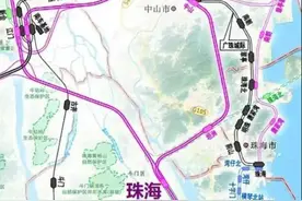 打造珠海铁路枢纽！规划珠阳高铁、广中珠澳高铁图片