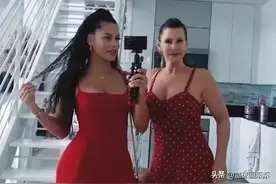 女友很亮眼，但家族基因更强大！图片