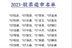 2023年退市股名单，是历年最多的，有你持有的吗，是否可以索赔？图片