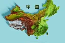 中国各省3D地图图片