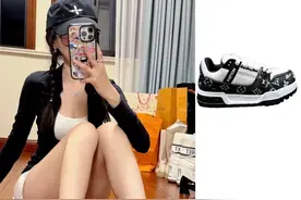 夏日的甜美清爽穿搭 Trainer黑白熊猫胖丁图片