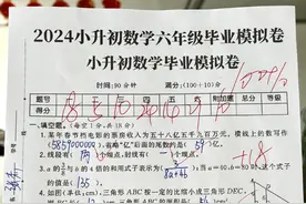 2024小升初数学六年级毕业模拟卷！题型经典全面，赶紧练习！图片