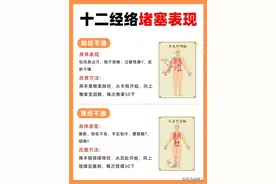 十二经络堵塞的表现和调理方法 ​ ​​​图片
