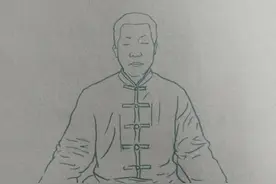 坐功八段锦只练这一式：每天五分钟，精满气又足图片