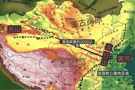 这才是地形优势！我国两座山一条河，将万里沙漠转变为平原沃土图片
