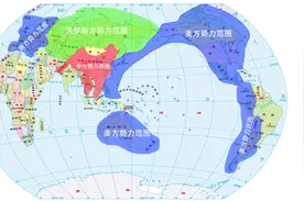 一图清清楚楚的看明白中美俄三方势力范围和影响力图片