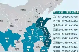 2024前三季度江苏距离广东才两千多亿，江苏要超越广东了吗？图片