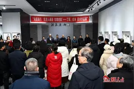 丁军 杜未美术作品展在酒泉开展图片