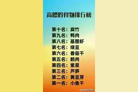 高嘌呤食物排行榜，对照一下，你吃过哪些？经常做饭的人收藏起来图片