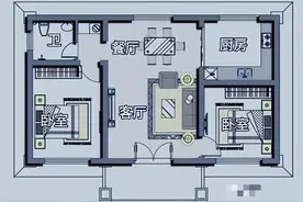 农村自建房·两室精致生活布局分享图片